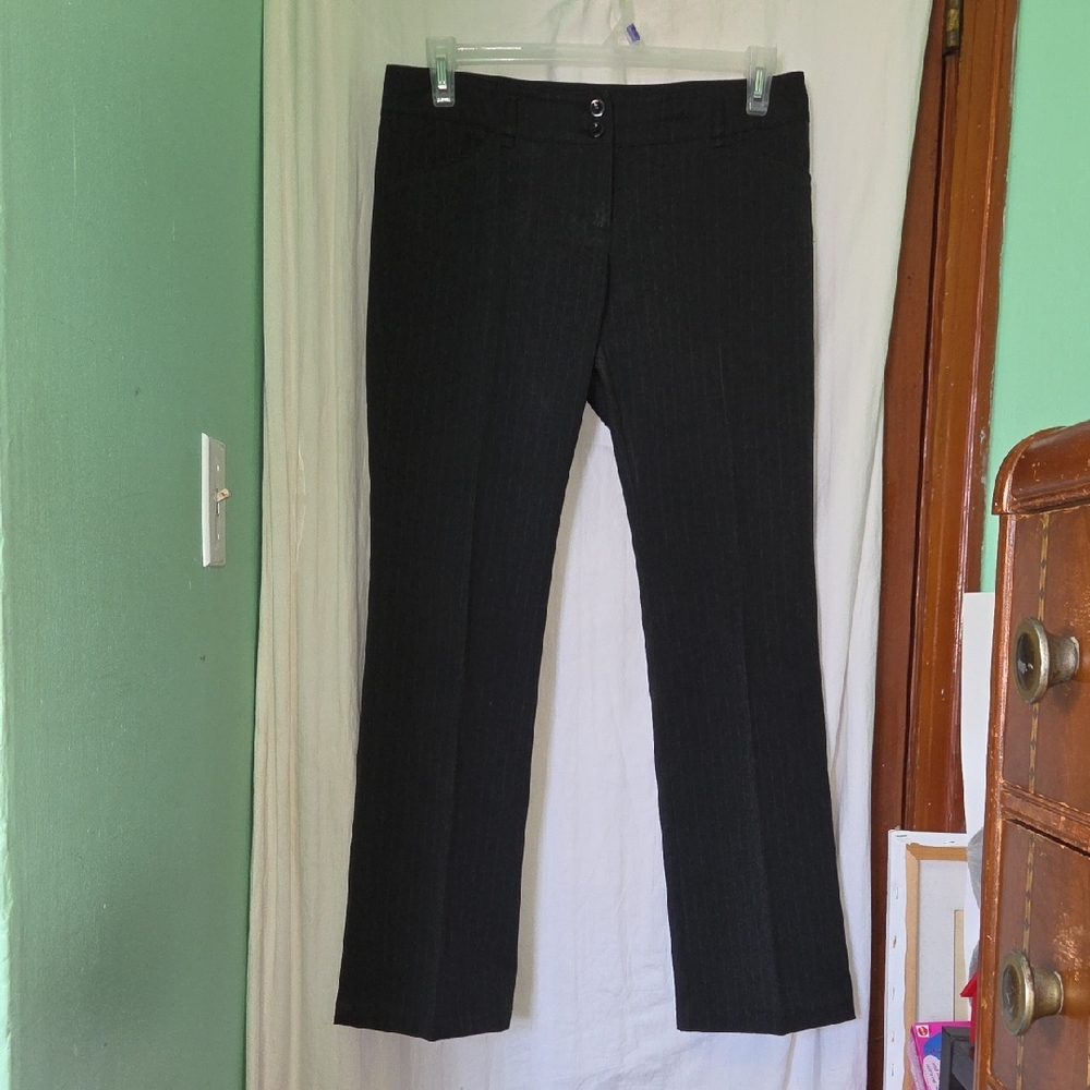 Vintage Y2k Striped Business Casual Bootcut Pants
